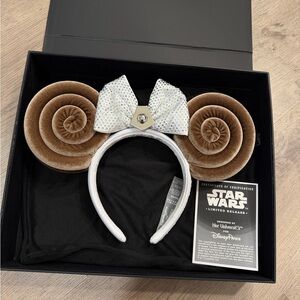 Disney Parks x Her Universe Star Wars Princess Leia Ear Headband LIMITED RELEASE